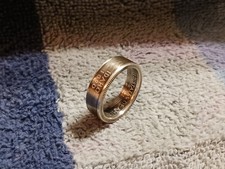 IDAHO State 90 Silver Washington Quarters coin ring 7  2007 