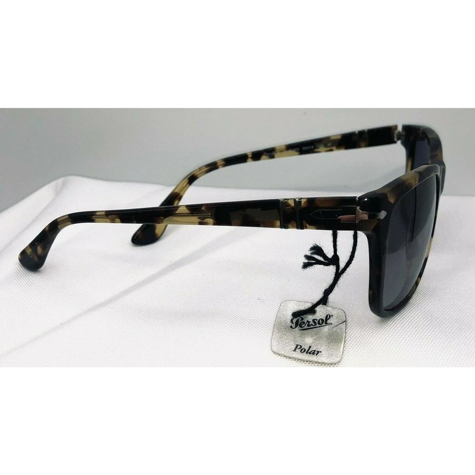 Gafas de sol Persol 3135S marrón dorado tortuga lentes polarizadas NUEVO stock antiguo nuevas sin etiquetas Foto 3 de 4