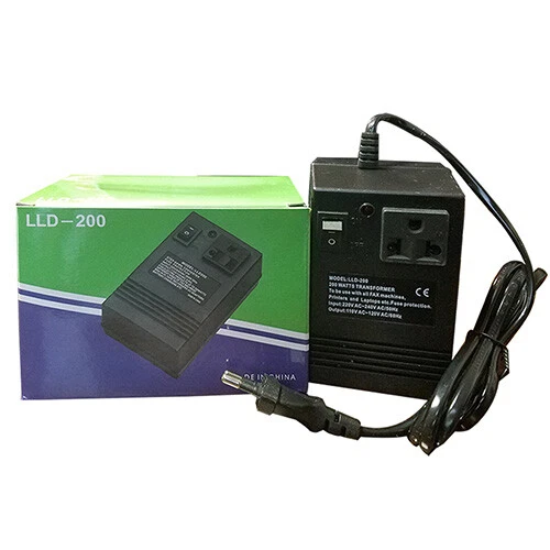 200 Watt Step Down Voltage Converter and Transformer - 220 Volt to 110 Volt  - Image 2 of 2