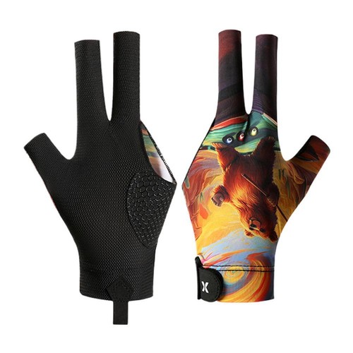 Snooker Gloves Billiard 3 Left Three Finger Hand Open Pool Cue Glove Fast N J3I1 - Picture 6 of 21