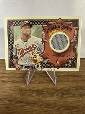 2022  Topps Allen & Ginter #AGRA-JP Jorge Polanco Relics Patch - Minnesota Twins