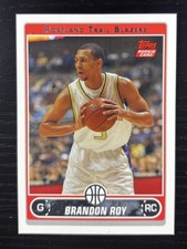 2006-07 Topps Brandon Roy Rookie Basketball Card #246. rookie card picture