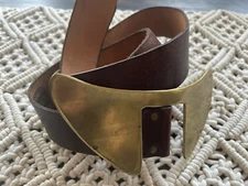 Women’s Vintage HABILE Fait Main Leather Belt from Holt Renfrew