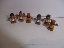 6- Lot Of Little Tykes BC Builders Cavemen Figures Vintage Toys
