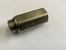 1/2 Bsp Female -->Male Non return Valve Nickel plated                     b228A