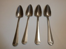 VTG SET OF 4 ENJOY GRAPEFRUIT SERRATED 5 3/4" STAINLESS SPOONS