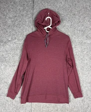 The Normal Brand Puremeso Hoodie Men's Medium Red Activewear Lightweight