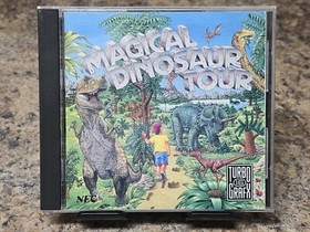 Magical Dinosaur Tour (TurboGrafx-CD, 1990) Authentic & Complete with Case!