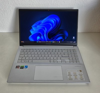 ASUS Vivobook Pro 15 OLED (D3500Q) | Silber | Ryzen 5 | RTX 3050 | Sehr guter Zu