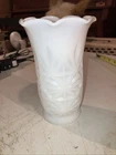 Vintage Milk glass Vase White