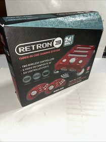 Hyperkin Retron 3 Gaming Console 2.4 GHz Edition Nes SNES/ Genesis M07168lr READ