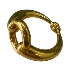 Hermes GP Scarf Ring Jewelry Accessories Used Free Shipping