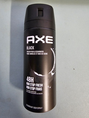 2 PACK Axe Black Deodorant Body Spray for Men, 150ml