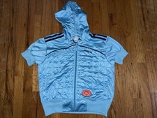 RARE Vintage Adidas Satin Jacket 80s Glanz D4...