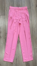 Maison Margiela S/S 18 Pleat Front Wide Leg Pink Trousers Size EU 40 /28” Waist