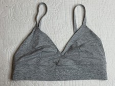 SPANX Cotton Comfort Bralette Women s Large Grey Adjustable