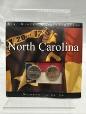 State Coins of America U.S. Minted Quarter Dollar #12 Of 50 North Carolina
