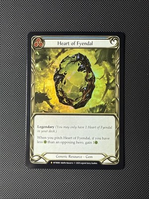 【Fab】Heart of Fyendal RF FAB Heart Of Fyendal Fable Rainbow Foil WTR000 Flesh And Blood TCG