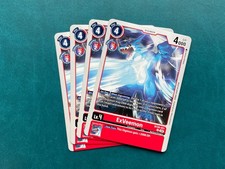 ExVeemon BT20-011 Playset Special Booster 2.5 Digimon Card Game x4