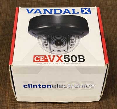 NEW Clinton Electronics Dome Camera CE-VX50B - S8 IR Vandal X w/ Heaters
