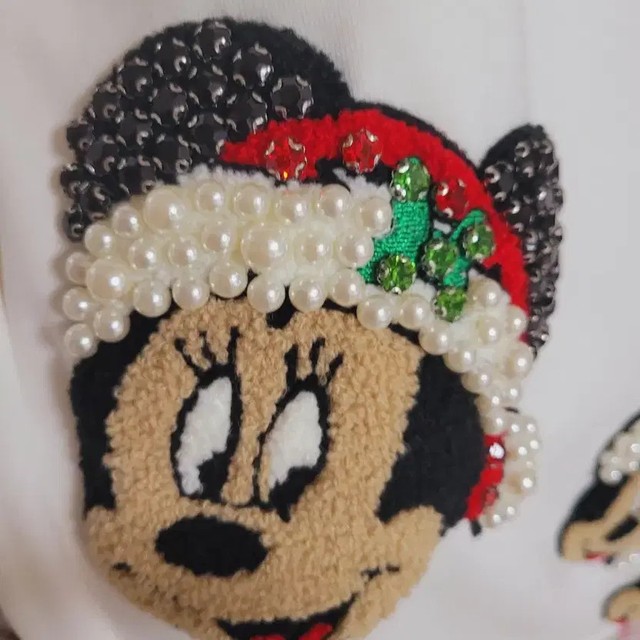 Mickey Mouse Christmas Short Sleeve T-Shirt White