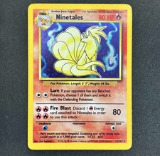 Ninetales 012102 Base Set Holo Lp Nm Fast Ship