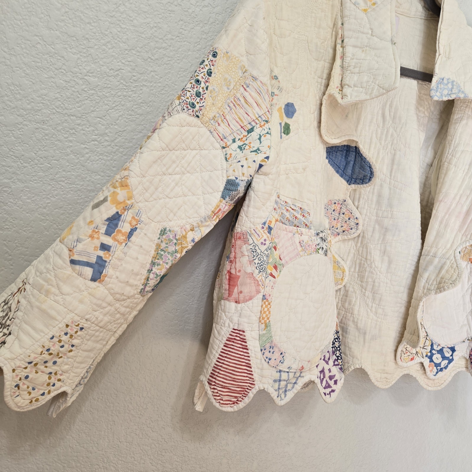 Kit Custom Made Vintage Quilt Patchwork Jacket Si… - image 3