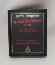 Space Invaders Cartridge Atari 2600 - CX-2632 Vintage Video Game Untested