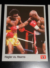1991 All World #149 Hagler Vs. Hearns Boxing Card NRMT/MINT