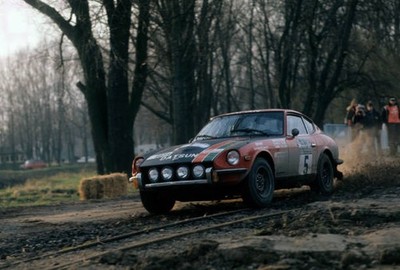 Harry Kallstrom Claes Billstam Datsun 240Z RAC Rally November 21 1973 Photo 33