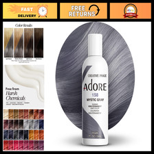 Vegan Semi-Permanent Grey Hair Dye - Mystic Grey, No Ammonia, 4 Fl Oz, Cruelty-F