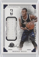 2015-16 Panini National Treasures NBA Material /99 Rodney Hood #43 9ja