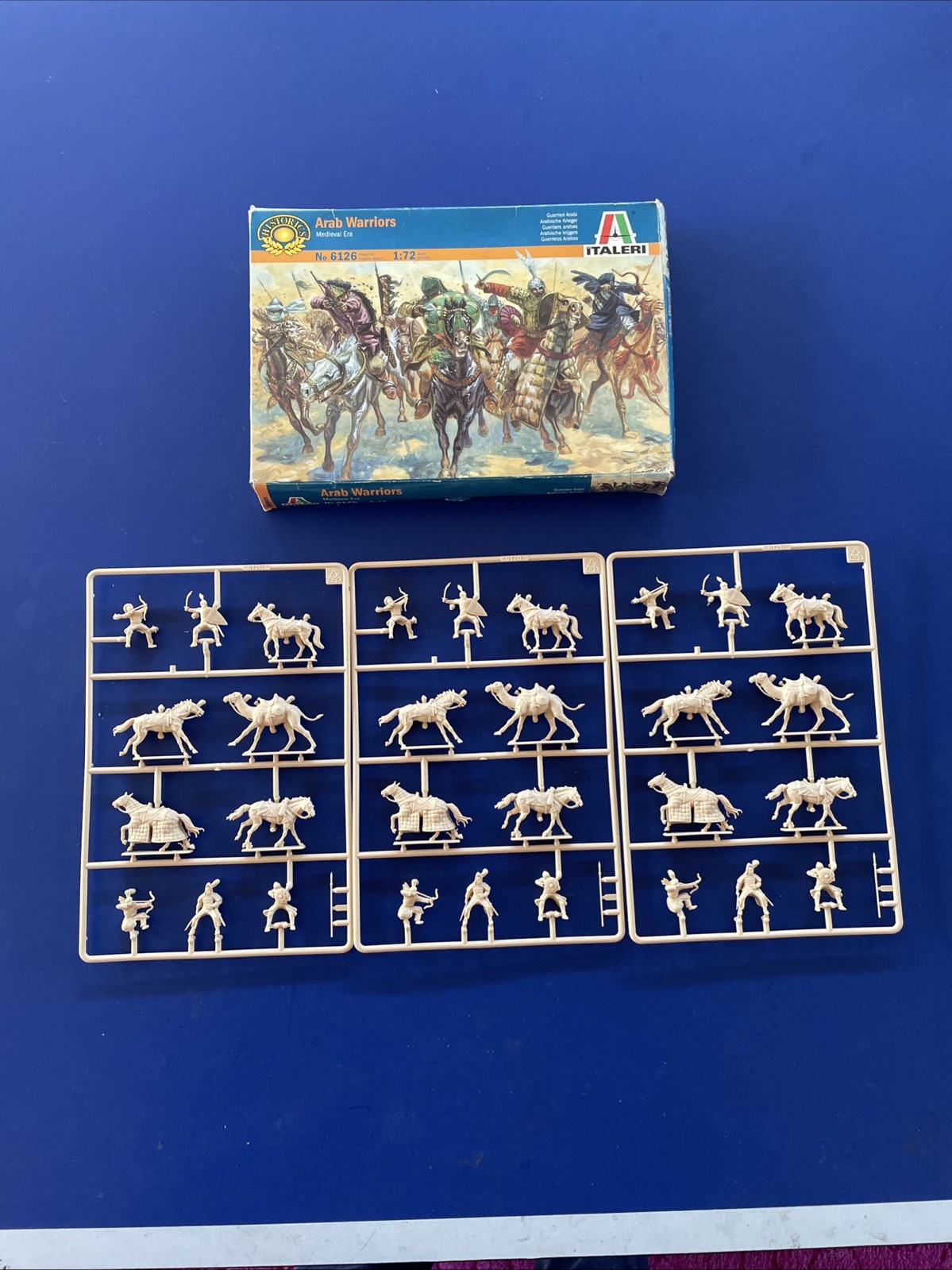Italeri Toy Soldiers Boxed Arab Warriors 1/72 Scale.