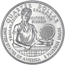 2025 D American Women Quarter Althea Gibson BU CN-Clad Copper See Pics L670