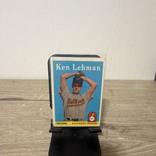 Topps 1958 Ken Lehman Base Set #141 Baltimore Orioles Baseball MLB Card