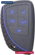Silicone Key Fob Cover Fit for Chevy Chevrolet Silverado 2022-2025 GMC Sierra 15