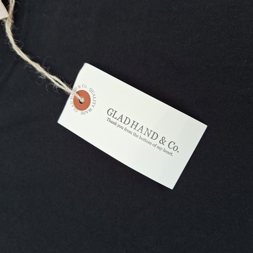 NUEVO Glad Hand & Co Camiseta Manga Corta Algodón EE. UU. Puntada Única Negra - XL - Imagen 3 de 8