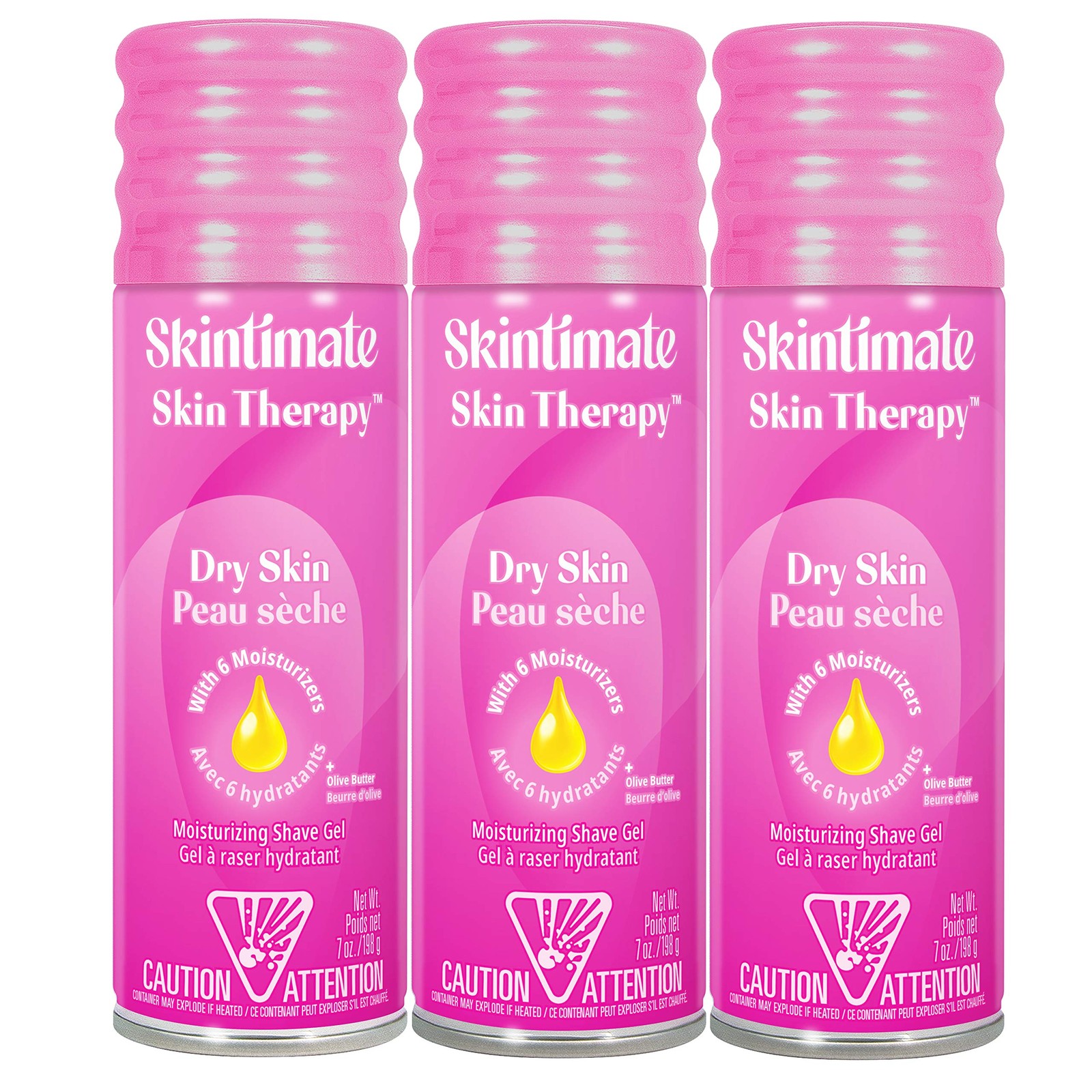 Skintimate Skin Therapy Women's Shaving Gel Pack of 3 7 Oz M