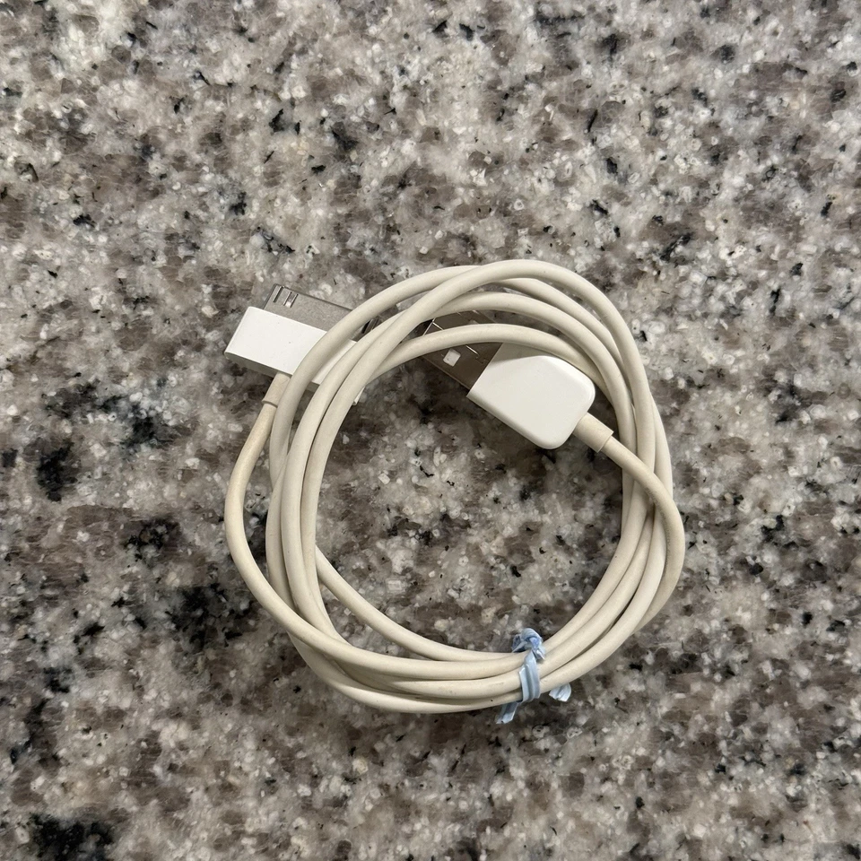 Cable de sincronización de carga USB de 3 pies y 30 pines para iPhone 3 3G 4s iPods OEM Apple Foto 3 de 4