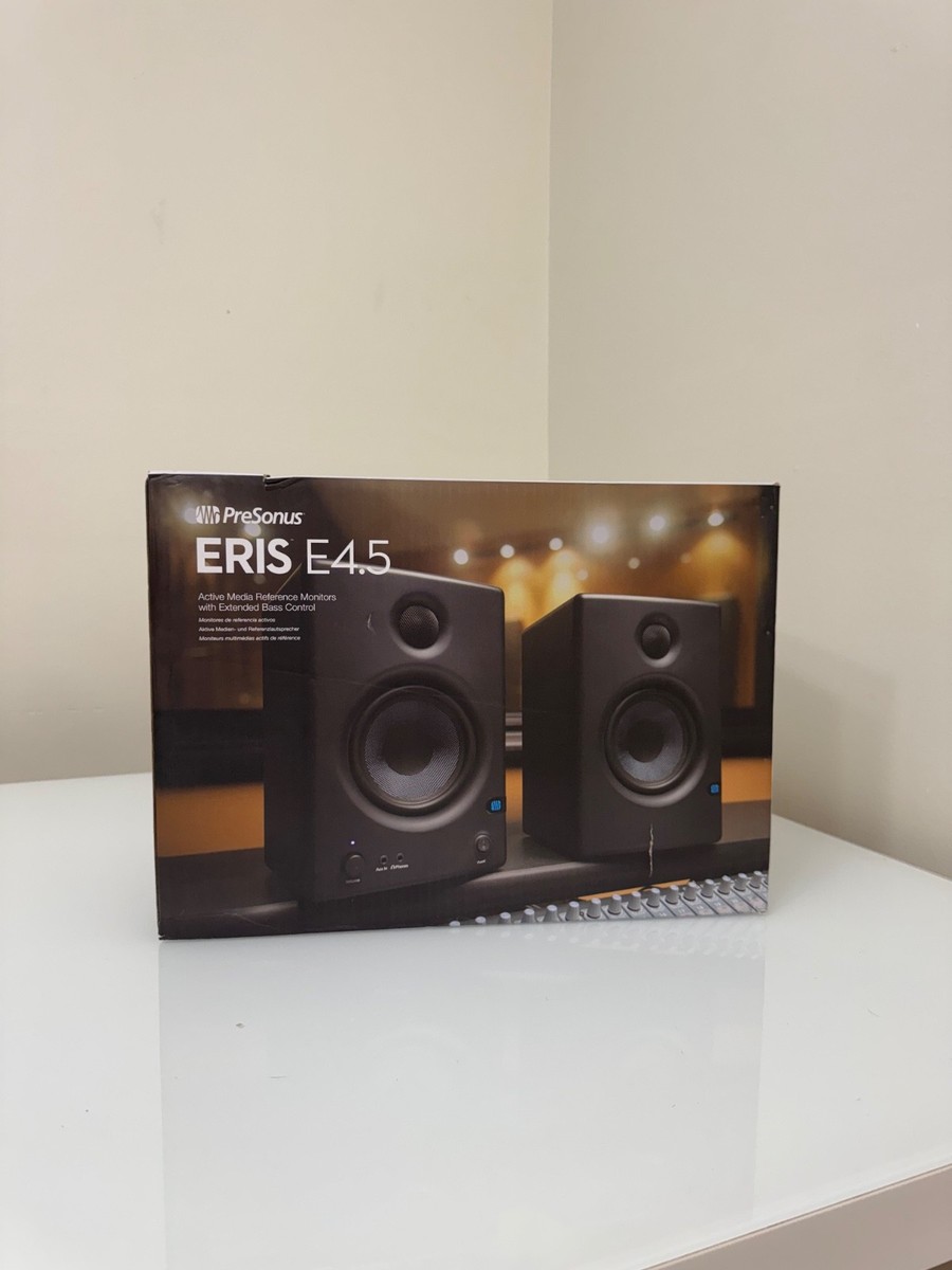 ほぼ新品　PreSonus プリソーナス Eris E4.5　スタンド付き PreSonus Eris 4.5BT ペア スタンドセット モニタースピーカー