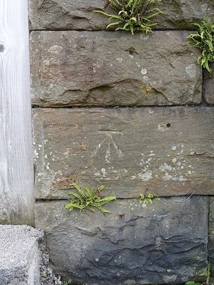 Foto 6x4 OS Benchmark - Burry Port, Bahnhofsbrücke Burry Port\/P c2017