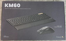 ProtoArc KM60 Ergonomic Triple Channel Bluetooth Keyboard  Mouse Combo
