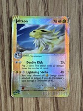 The Pokémon Company Jolteon 6/100 EX Sandstorm Holo English 70  2003 Damaged on eBay