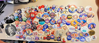 200 Campaign Button Political Pinback Pin Lot Carter Ford Nixon Kennedy B