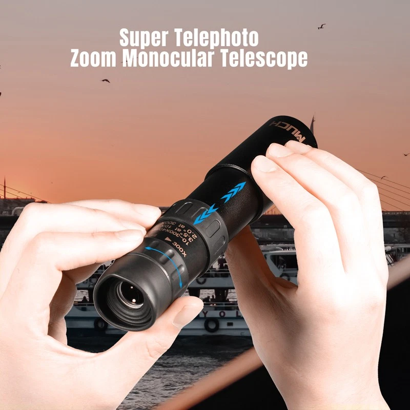 HD 10-300X40mm Binoculars High Magnification Long Range Zoom Times Telescope - Image 3 of 4