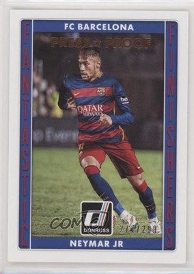 2015 Panini Donruss Fantastic Finishers Press Proof Bronze /299 Neymar Jr 03df
