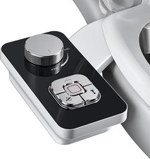 Bidet Attachment, Non-Electric Cold Water Bidet Toilet Seat Attachment with Pres