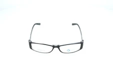 Modern Optical Bridget Black Rectangle Eyeglasses Frames 52-16-135