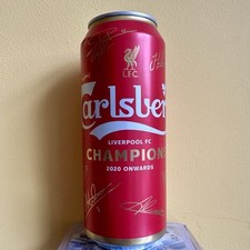 Carlsber LTD Edition Beer Can Liverpool League Champions 2020