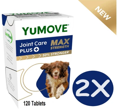 LINTBELLS|YUMOVE Lintbells YuMOVE Senior MAX Strength Dog Joint Supplement Stiff Older Dogs-240